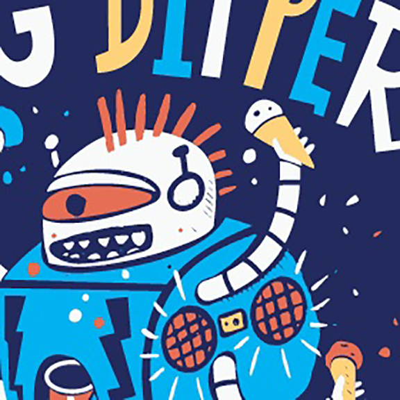 Big Dipper Ice Cream illustration by Josh Quick
